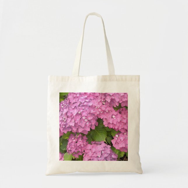 Tote Bag Hydrangée rose (Devant)