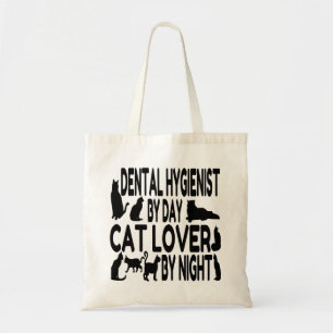 Tote Bag Hygiéniste dentaire Amoureux des chats