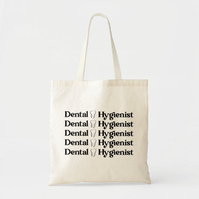 Tote Bag Hygiéniste dentaire | RDH Dentist Dentist Cadeaux  (Devant)