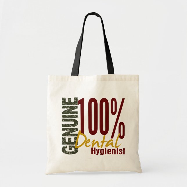 Tote Bag Hygiéniste dentaire véritable (Devant)