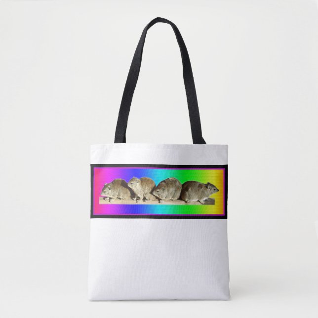 Tote Bag Hyrax africain froid (Devant)