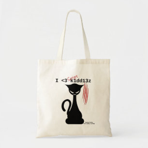 Tote Bag I <3 manuscrit K1dd13z