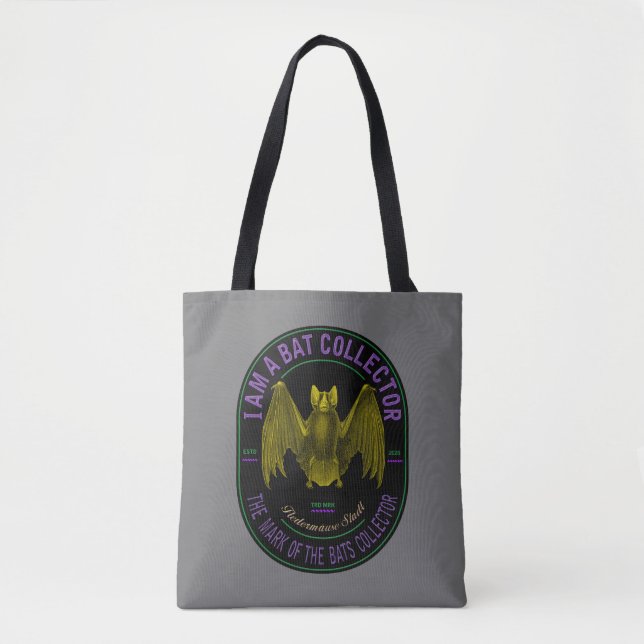 Tote Bag I am a bat collector crossbody bag (Devant)