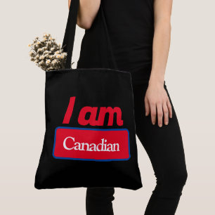 Tote Bag  i am canadian