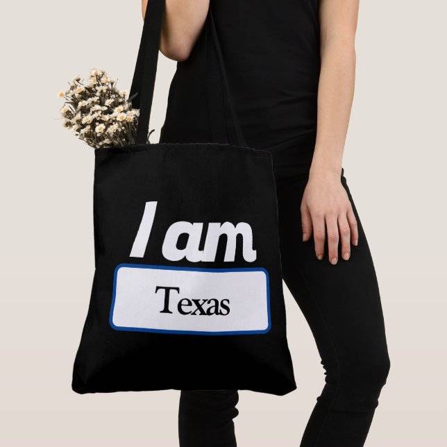 Tote Bag  i am texas (De près)
