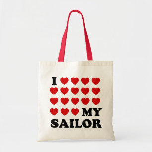 Tote Bag I (coeur) mon marin