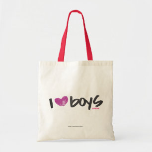 Tote Bag I garçons de coeur pourpres
