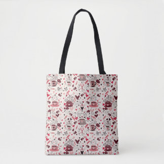 Tote Bag I Heart Coffee
