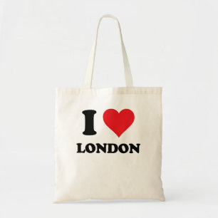 Tote Bag I Heart London Prénom I Love Personnalisé