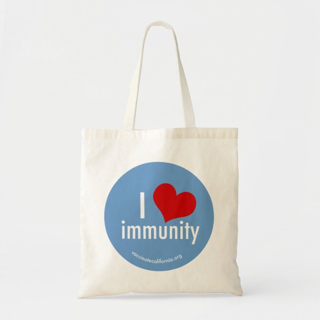 Tote Bag I immunité Fourre-tout de coeur (Devant)