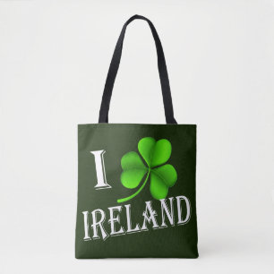 Tote Bag I Irlande Shamrock wt stcn