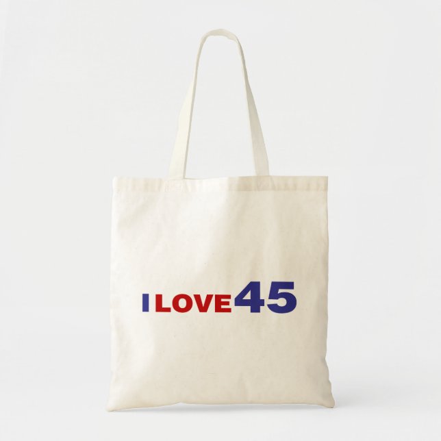 Tote Bag I Love 45 (Devant)