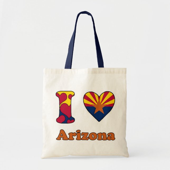 Tote Bag I love Arizona (Devant)