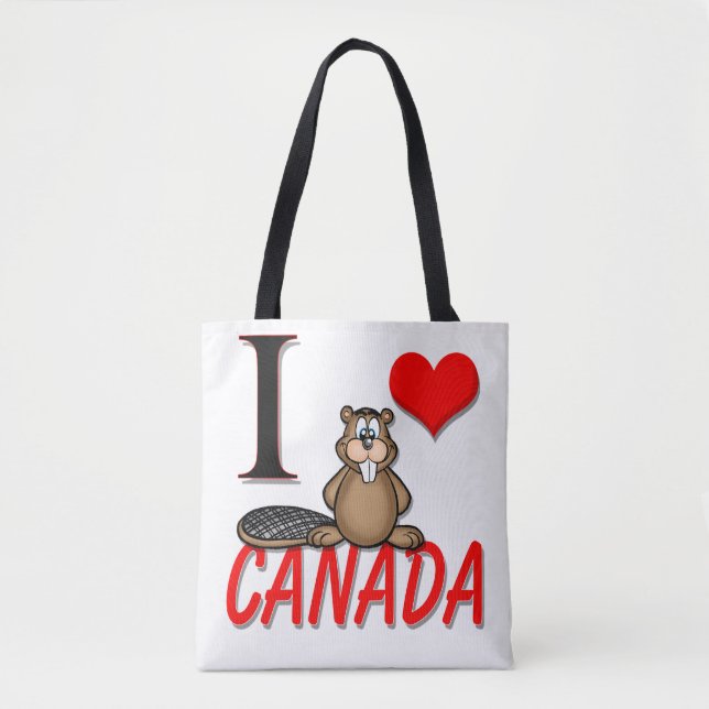 Tote Bag I Love Canada (Devant)