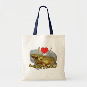 Tote Bag I Love (Coeur) Banana Pancake ... Thai Street Food