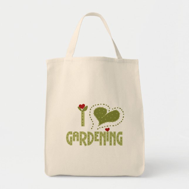 Tote Bag I Love Gardening Tshirts et cadeaux (Devant)