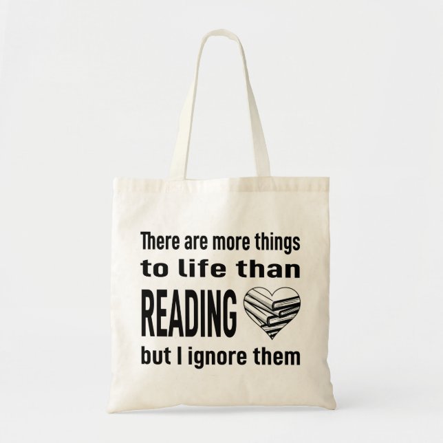 Tote Bag I Love Lecture Livre Lover Lecteur Bibliothécaire  (Devant)
