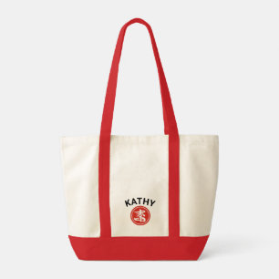 Tote Bag I Love Mahjong - Personnalisé Bonne Chance
