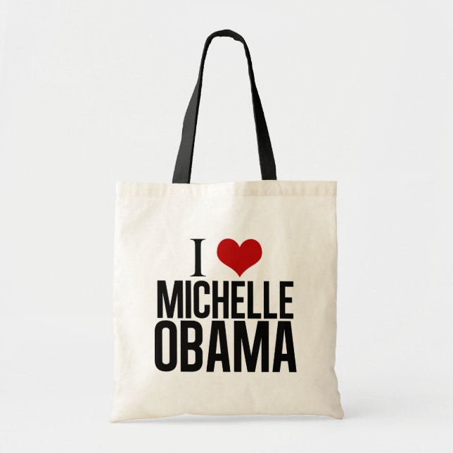 Tote Bag I Love Michelle Obama (Devant)