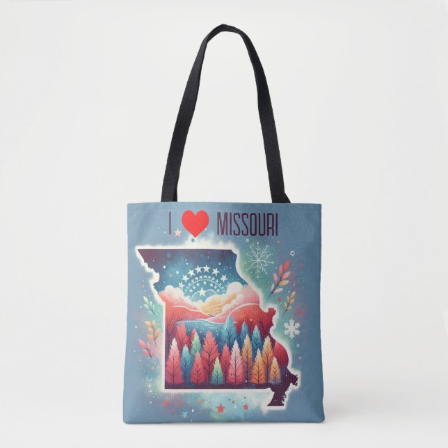 Tote Bag I Love Missouri (Devant)