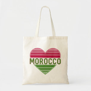 Tote Bag I Love Morocco, coeur marocain