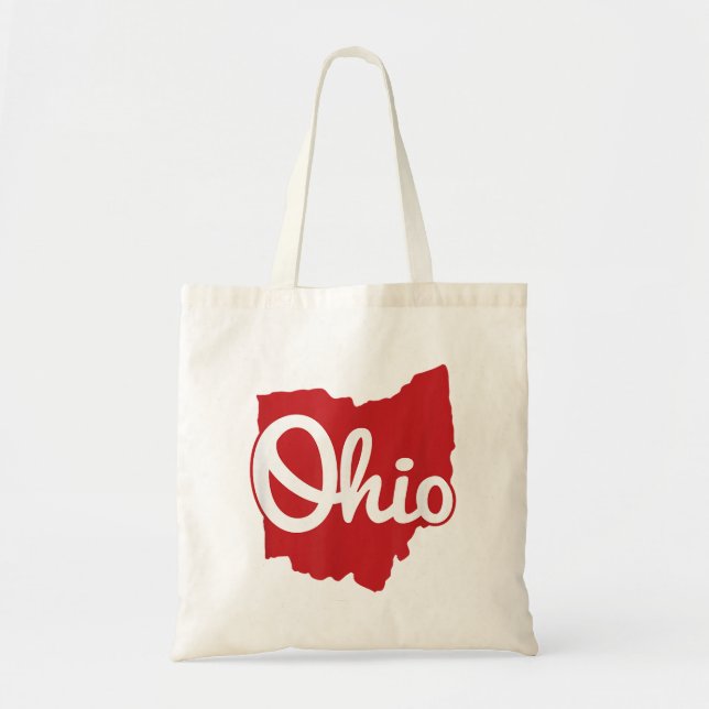 Tote Bag I love My Ohio Home Script Ohio (Devant)