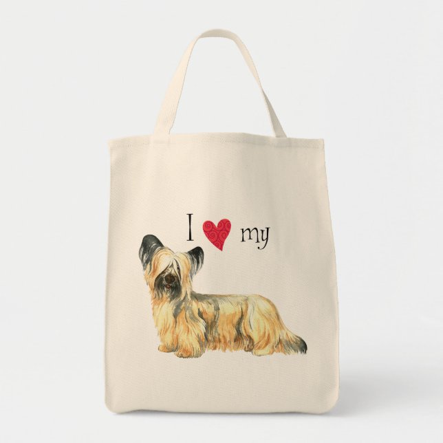 Tote Bag I Love my Skye Terrier (Devant)