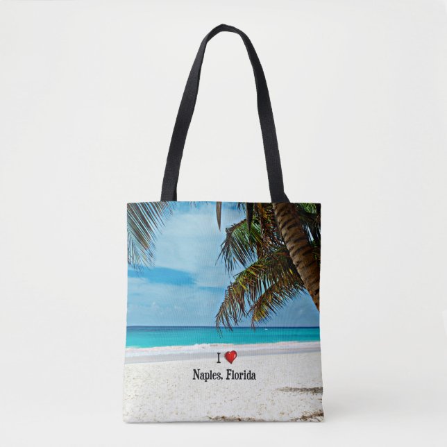 Tote Bag I Love Naples, Floride (Devant)