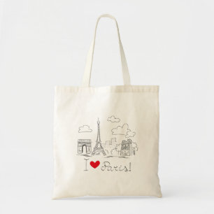 Tote Bag I Love Paris