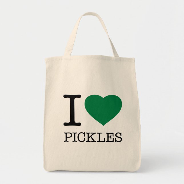 TOTE BAG I LOVE PICKLES (Devant)
