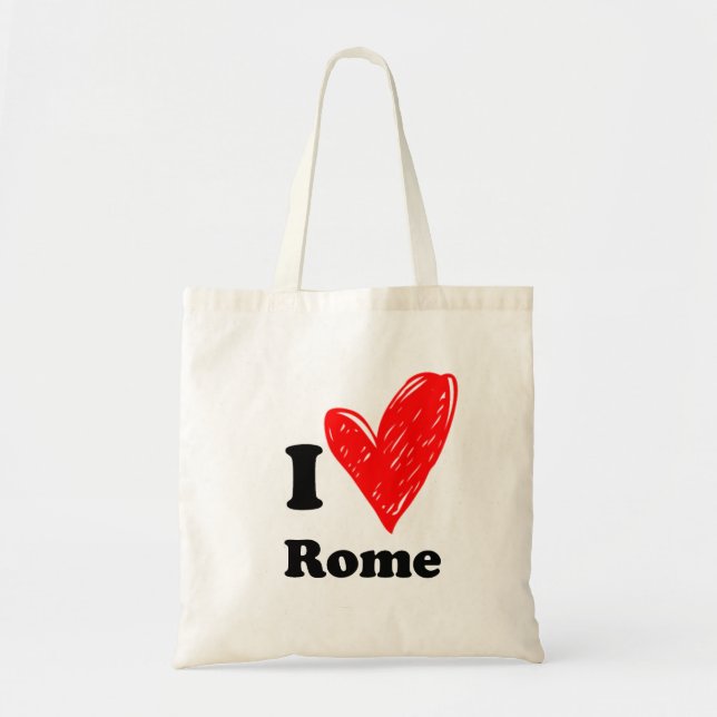 Tote Bag I love Rome (Devant)