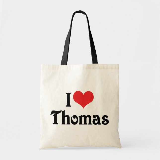 Tote Bag I Love Thomas (Devant)