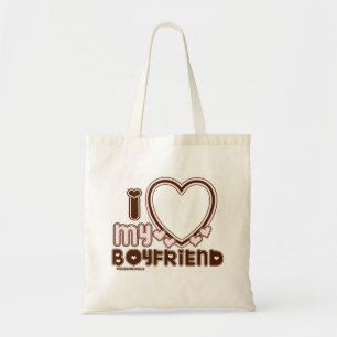 Tote Bag i luv brown bf
