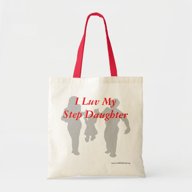 Tote Bag I Luv ma fille d'étape ! (Devant)
