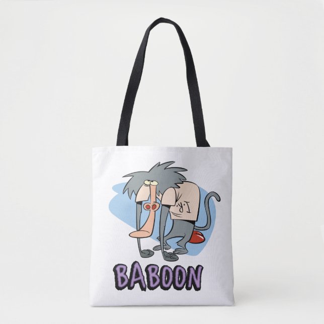 Tote Bag I.R. Baboon Character Graphic (Devant)
