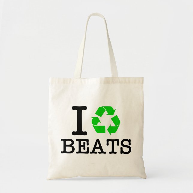 Tote Bag I Recycle Les Beats (Devant)