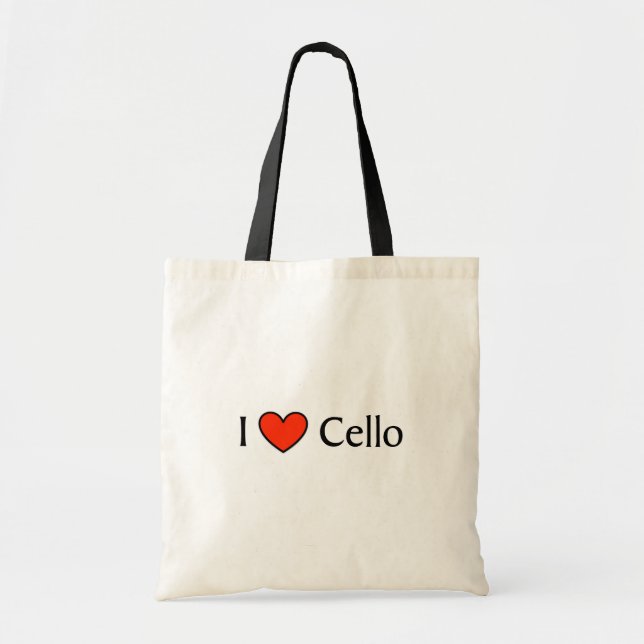 Tote Bag I violoncelle de coeur (Devant)