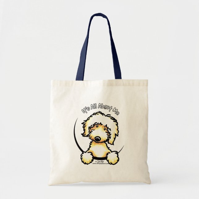 Tote Bag IAAM Labradoodle jaune (Devant)
