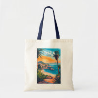 Ibiza Espagne Travel Art Vintage