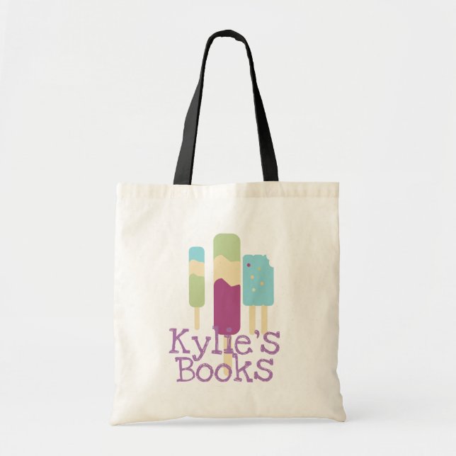 Tote Bag Ice Cream Pop Summer Sweet Illustration Library (Devant)