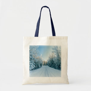 Tote Bag Ice & Snow Frozen Winter Road Russia, Siberia