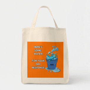 Tote Bag Ici De L'Eau - Drôle