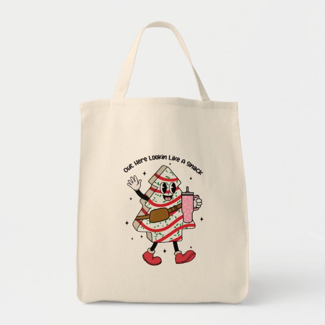 Tote Bag Ici, On A L'Air D'Un Snack - Boujee Christmas (Devant)