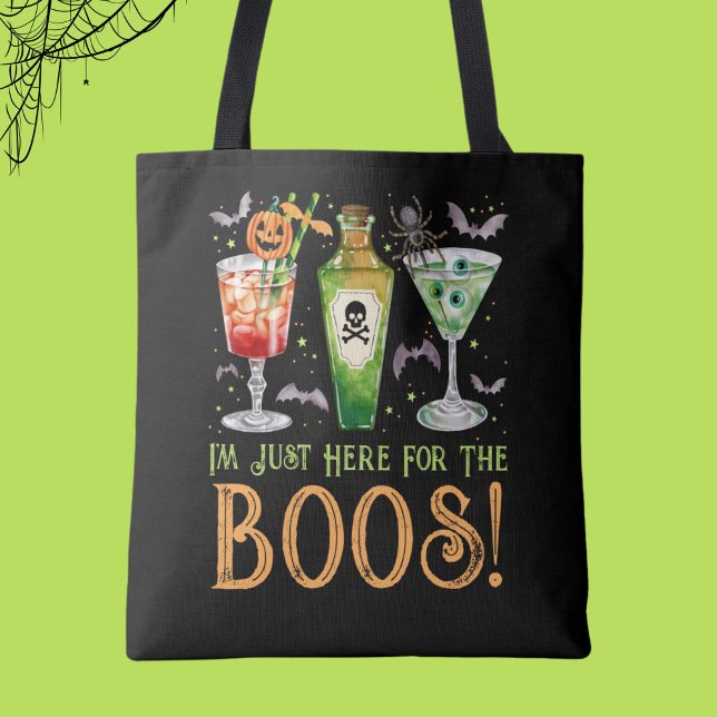 Tote Bag Ici pour les Boos Halloween Cocktails (Here for the Boos Halloween Cocktails Tote Bag)