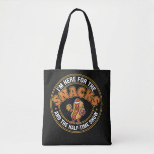 Tote Bag Ici pour les Snacks et la Mi-Temps de la Conceptio