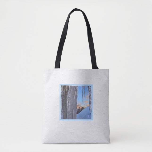 Tote Bag Icicules à Sunrise Shoulder Fourre-tout (Devant)