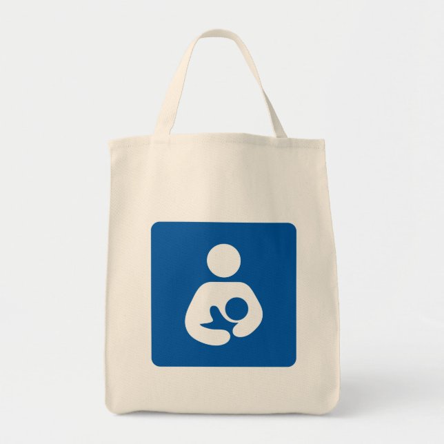 Tote Bag Icône Allaitement / Nourriture (Devant)