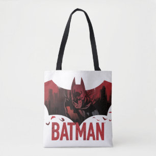 Tote Bag Icône gotham de Batman Crimson
