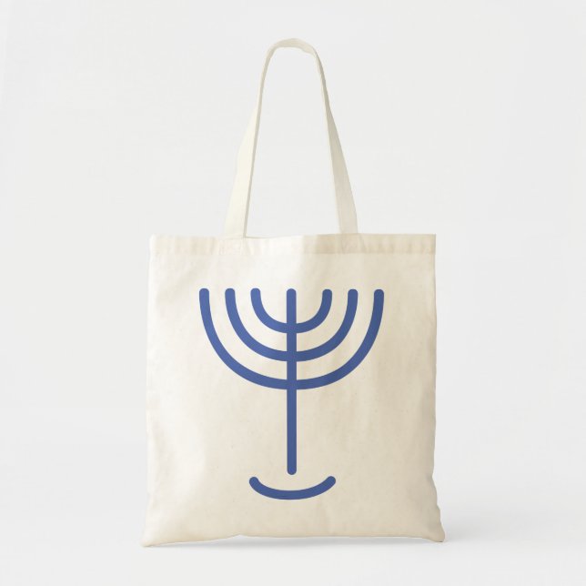 Tote Bag Icône Menorah (Devant)