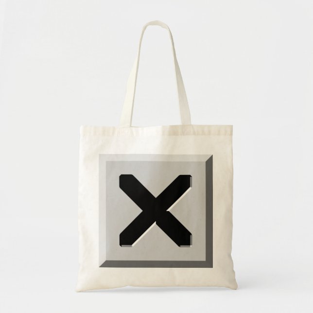 Tote Bag Icône X (Devant)